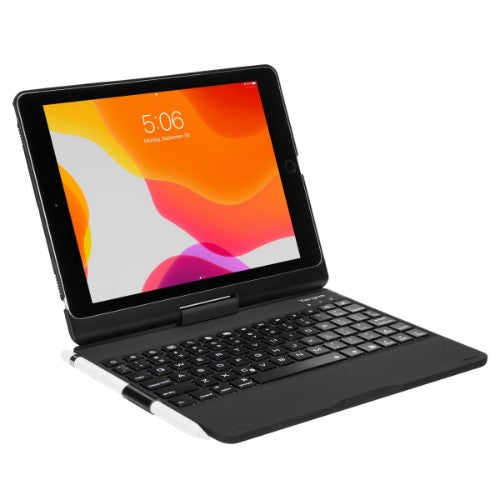 Targus THZ857DE mobile device keyboard QWERTZ German Bluetooth Black