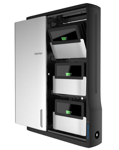 Ergotron DM12-1006-3 portable device management cart/cabinet Portable device management cabinet Black, Silver