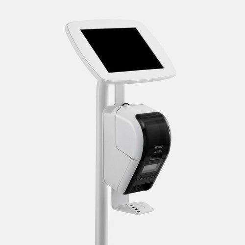 Bouncepad Floorstanding with Brother Printer mount tablet security enclosure White 20.1 cm (7.9")