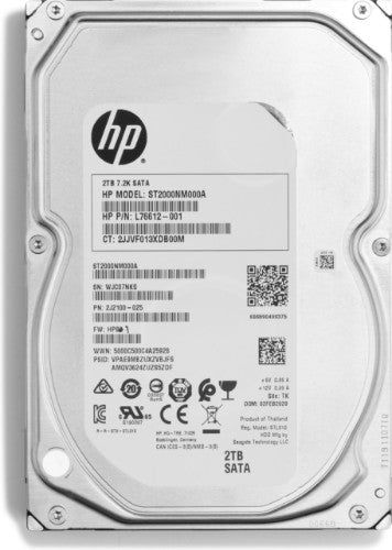 HP Disque dur SMR 2 To 7200 tr/min SATA internal hard drive 2 TB 7200 RPM Serial ATA