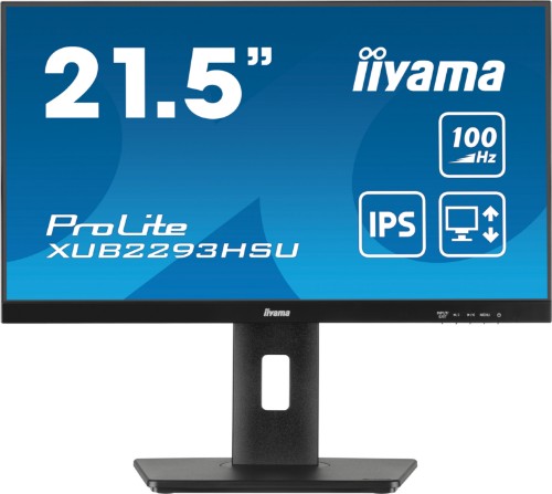 iiyama ProLite XUB2293HSU-B7 computer monitor 54.6 cm (21.5") 1920 x 1080 pixels Full HD LED Black