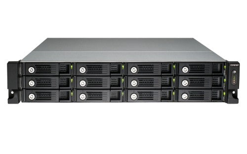 QNAP TVS-1271U-RP NAS Rack (2U) Ethernet LAN Black, Grey i5-4590S