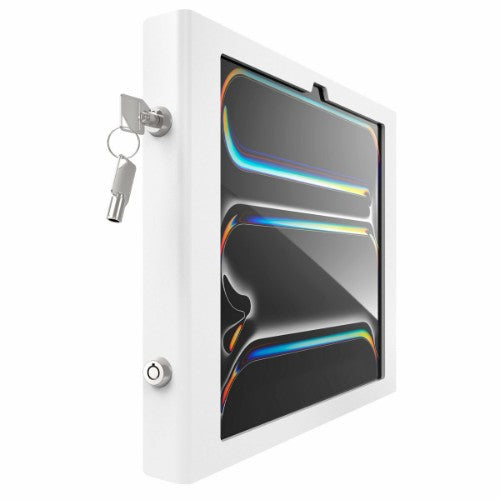 Compulocks iPad Pro M4 & M5 13", Apex Secured Enclosure Wall Mount - White