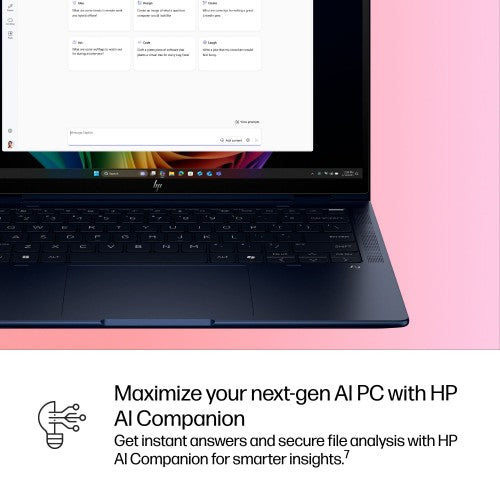 HP EliteBook X Flip G1i Next Gen AI PC Copilot+ PC Intel Core Ultra 7 258V Hybrid (2-in-1) 35.6 cm (14") Touchscreen WUXGA 32 GB LPDDR5x-SDRAM 1 TB SSD Wi-Fi 7 (802.11be) Windows 11 Pro Blue