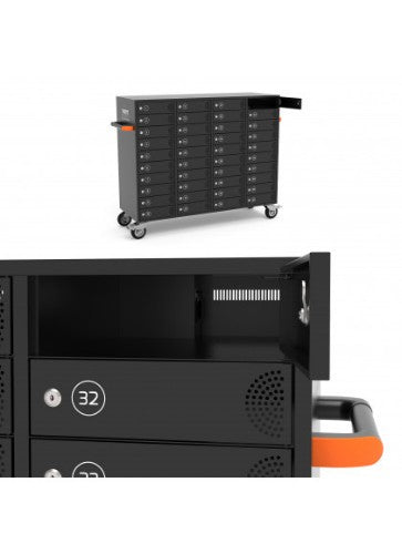 Naotic Charging cabinet 40 individual doors - 901969 - PLUGIN SOLUTIONS