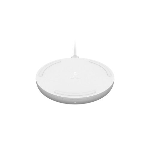 Belkin WIA001BTWH mobile device charger Telephone White AC Wireless charging Fast charging Auto