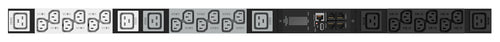 HPE G2 Metered 3Ph 17.3kVA/60309 60A 4-wire 48A/208V Outlets (18) C13 (6) C19/Vertical NA/JP PDU