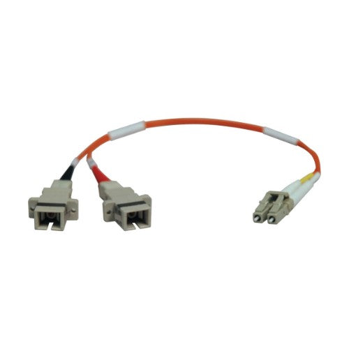 Tripp Lite N458-001-62 Duplex Multimode 62.5/125 Fiber Adapter (LC-SC M/F) 1 ft. (0.31 m)