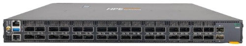 HPE Aruba Networking CX 9300-32D 32xQSFP-DD 400G 2xSFP+10G Prt2Pwr Airflow 6Fs 2AC PSU Switch Bdl