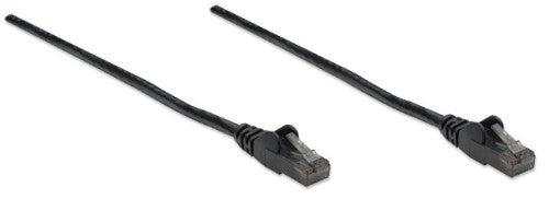 Intellinet Network Patch Cable, Cat6, 10m, Black, CCA, U/UTP, PVC, RJ45, Gold Plated Contacts, Snagless, Booted, Lifetime Warranty