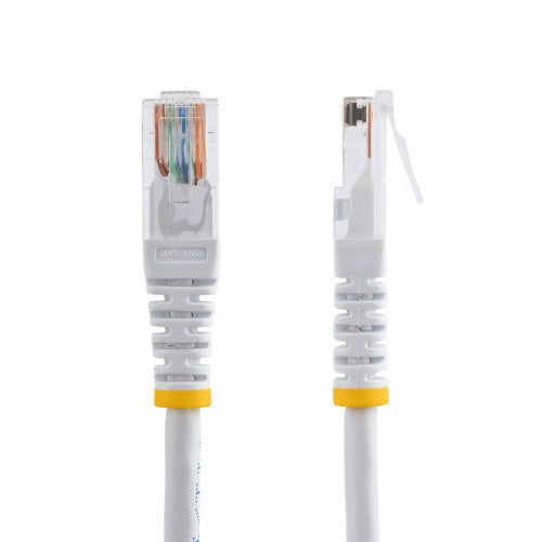 StarTech.com Cat5e Patch Cable with Molded RJ45 Connectors - 3 ft. - White
