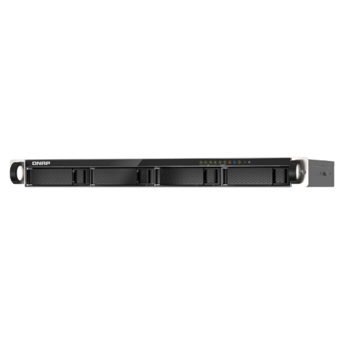 QNAP TS-435XEU NAS Rack (1U) Marvell CN9131 4 GB DDR4 0 TB QNAP QTS Black, Grey