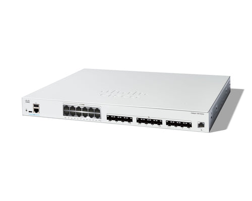 Cisco Catalyst 1300-24XTS Managed Switch, 12 Port 10G Copper, 12x10GE SFP+, Limited Lifetime Protection (C1300-24XTS)
