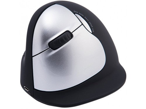 R-Go Tools Ergonomic mouse R-Go HE Break with break software, large (hand size ≥ 185 mm), left-handed, Bluetooth, black