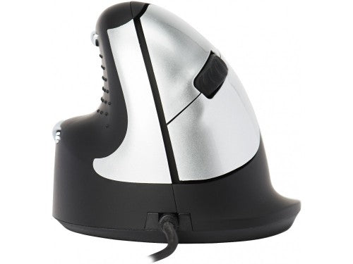R-Go Tools Ergonomic mouse R-Go HE Break with break software, medium (hand size 165-185 mm), left-handed, Wired, black