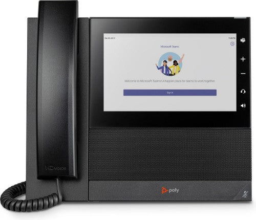 HP Poly CCX 600 - For Microsoft Teams - VoIP phone - SIP, SDP, RTCP, RTP, SRTP - 54 lines - government GSA - TAA Compliant
