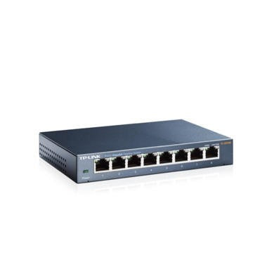 TP-Link TL-SG108 network switch Unmanaged L2 Gigabit Ethernet (10/100/1000) Black