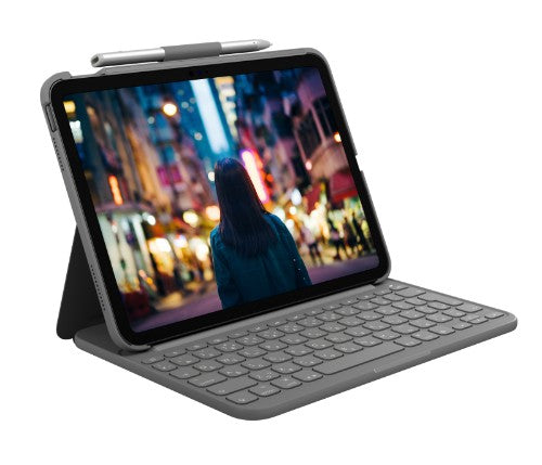Logitech 920-011429 mobile device keyboard QWERTY UK English Bluetooth Grey