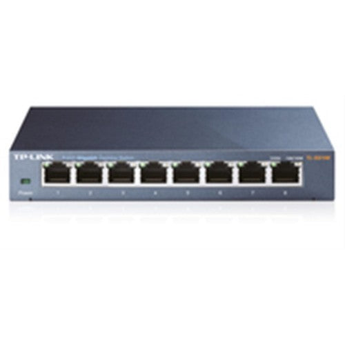 TP-Link TL-SG108 network switch Unmanaged L2 Gigabit Ethernet (10/100/1000) Black