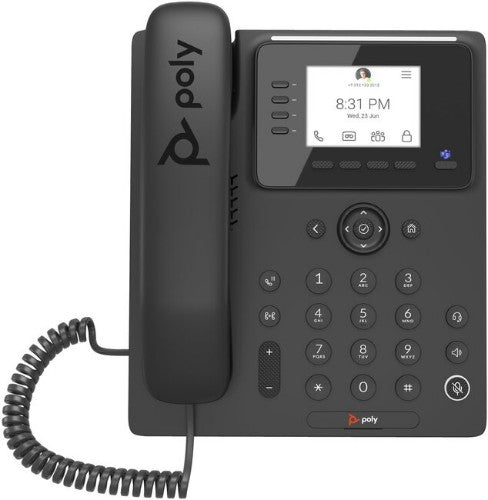 HP Poly CCX 350 Business Media Phone for Microsoft Teams and PoE-enabled