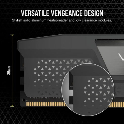 Corsair Vengeance 32GB (2x16GB) DDR5 DRAM 6000MT/S CL38 Memory Kit — GREY