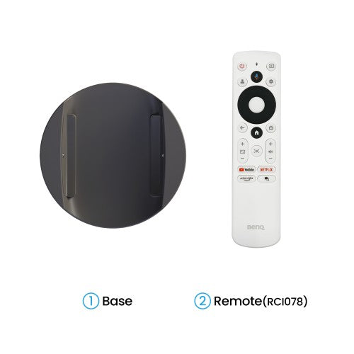 BenQ GV50 Standard throw projector 500 ANSI lumens DLP 1080p (1920x1080) White