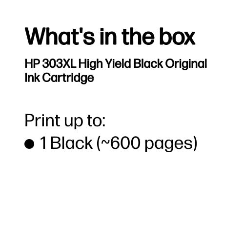 HP T6N04AE/303XL Printhead cartridge black high-capacity, 600 pages ISO/IEC 24711 12ml for HP Envy Photo 6230