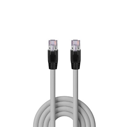 Lindy 50m Cat.6A U/FTP LSZH Solid Core Cable, Grey