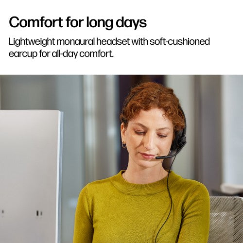 HP Poly Mission 425 Stereo USB Wired Headset Classic (Bulk)