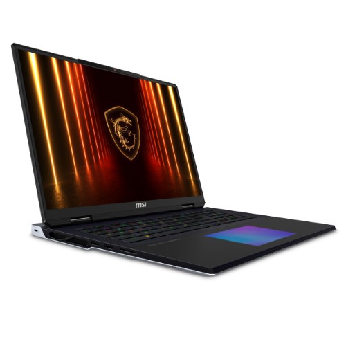 MSI Titan 18 HX AI A2XWJG-498UK Intel Core Ultra 9 285HX Laptop 45.7 cm (18") UHD+ 64 GB DDR5-SDRAM 4 TB SSD NVIDIA GeForce RTX 5090 Wi-Fi 7 (802.11be) Windows 11 Pro UK English Black