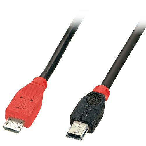 Lindy USB 2.0 Cable Micro-B/ Mini-B OTG, 2m