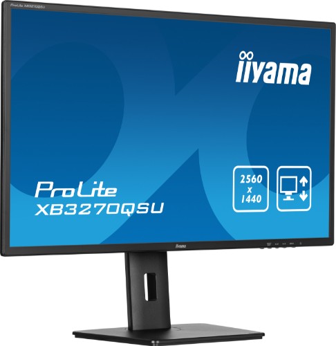 iiyama ProLite A height adjustable 32” IPS Panel Technology monitor featuring QHD resolution