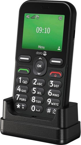 Doro Leva E10 6.1 cm (2.4") 118.9 g Black Senior phone