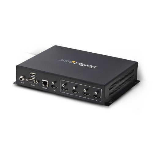 StarTech.com 2x2 HDMI Video Wall Controller - 4K 60Hz HDMI 2.0 Video Input to 4x 1080p Output - Video Wall Processor for Multi Screen Display - Video Wall Splitter - RS232/Ethernet Control