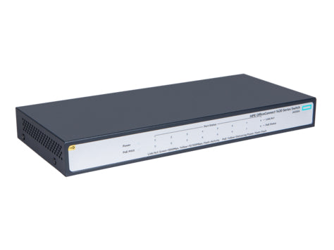 HPE OfficeConnect 1420 8G PoE+ (64W) Unmanaged L2 Gigabit Ethernet (10/100/1000) Power over Ethernet (PoE) 1U Grey
