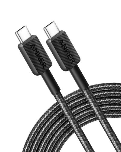 Anker Braided USB-C to USB-C Charging Cable 0.9 m, Black