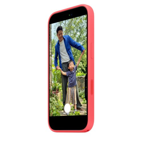 Apple iPhone 17 Silicone Case with MagSafe – Bright Guava