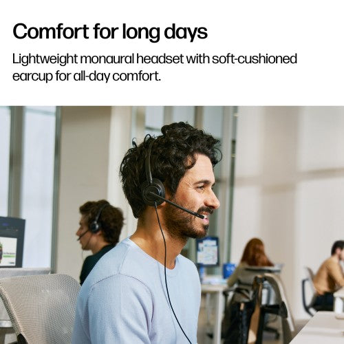 HP Poly Mission 425 Stereo USB Wired Headset (Bulk)