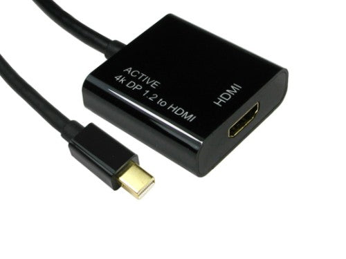 Cables Direct mini DP - HDMI 15cm 0.15 m Mini DisplayPort Black