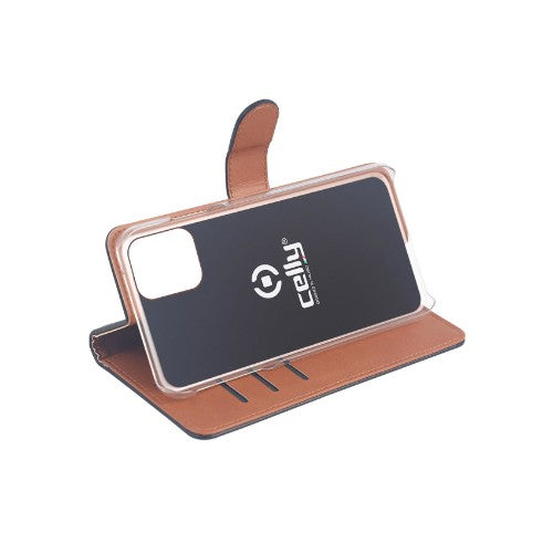 Celly Wally mobile phone case 17 cm (6.7") Wallet case Black