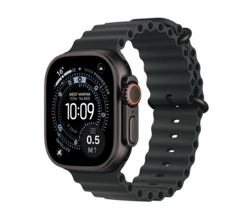 Apple Watch Ultra 3 GPS + Cellular 49mm Black Titanium Case with Black Ocean Band