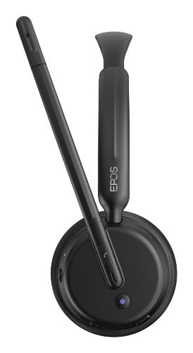 EPOS 1001375 headphones/headset Wired & Wireless Head-band Office/Call center USB Type-C Bluetooth Black