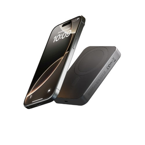 OtterBox Zens Qi2 Slim Aluminium Powerbank Qi2 10k mAh, black