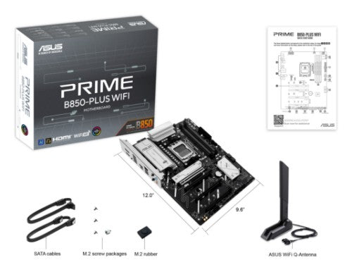 ASUS PRIME B850-PLUS WIFI AMD B850 Socket AM5 ATX