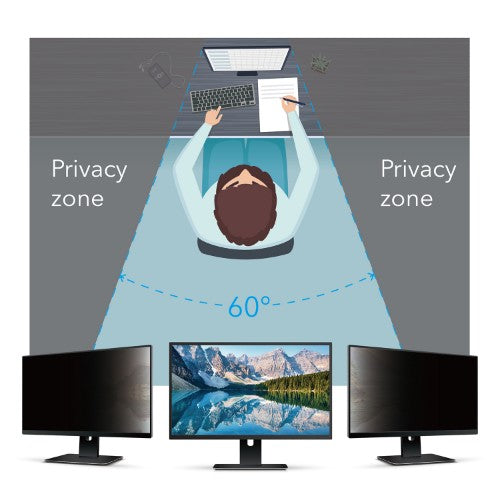 V7 ScreenSentry 31.5" Privacy Filter for Widescreen Monitors - 16:9 Aspect Ratio