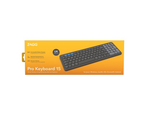 ZAGG Pro 15 keyboard Universal Bluetooth QWERTY UK English Black