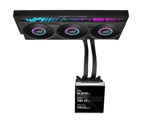 ASUS ROG Strix SLC IV 360 ARGB LCD Processor Liquid cooling kit 12 cm Black 1 pc(s)