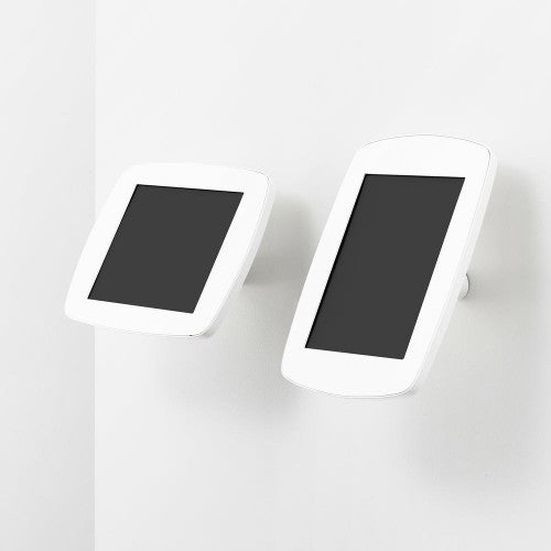 Bouncepad Original Wallmount | Covered Front Camera and Home Button | White | Samsung Galaxy Tab A9+ and A11+ 11-inch (2023 - 2025)