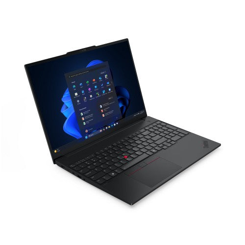 Lenovo ThinkPad E16 Gen 3 (Intel) Copilot+ PC Intel Core Ultra 5 226V Laptop 40.6 cm (16") WUXGA 16 GB LPDDR5x-SDRAM 512 GB SSD Wi-Fi 6E (802.11ax) Windows 11 Pro English Black