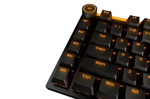 be quiet! Light Mount Silent Linear UK ISO keyboard Gaming USB QWERTY UK English Black